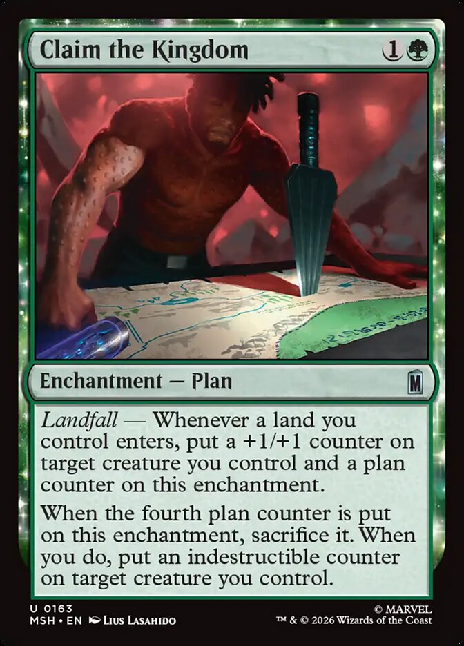 Claim the Kingdom, Marvel Super Heroes Card Art