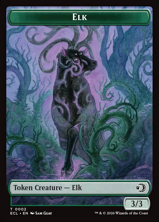 Elk, Lorwyn Eclipsed Tokens Card Art