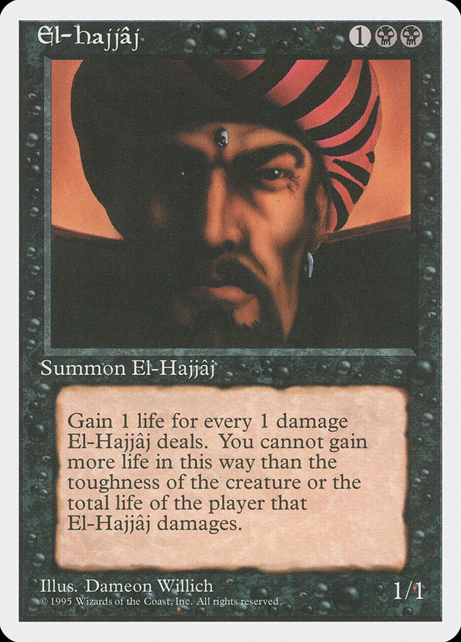 El-Hajjâj, Fourth edition Card Art