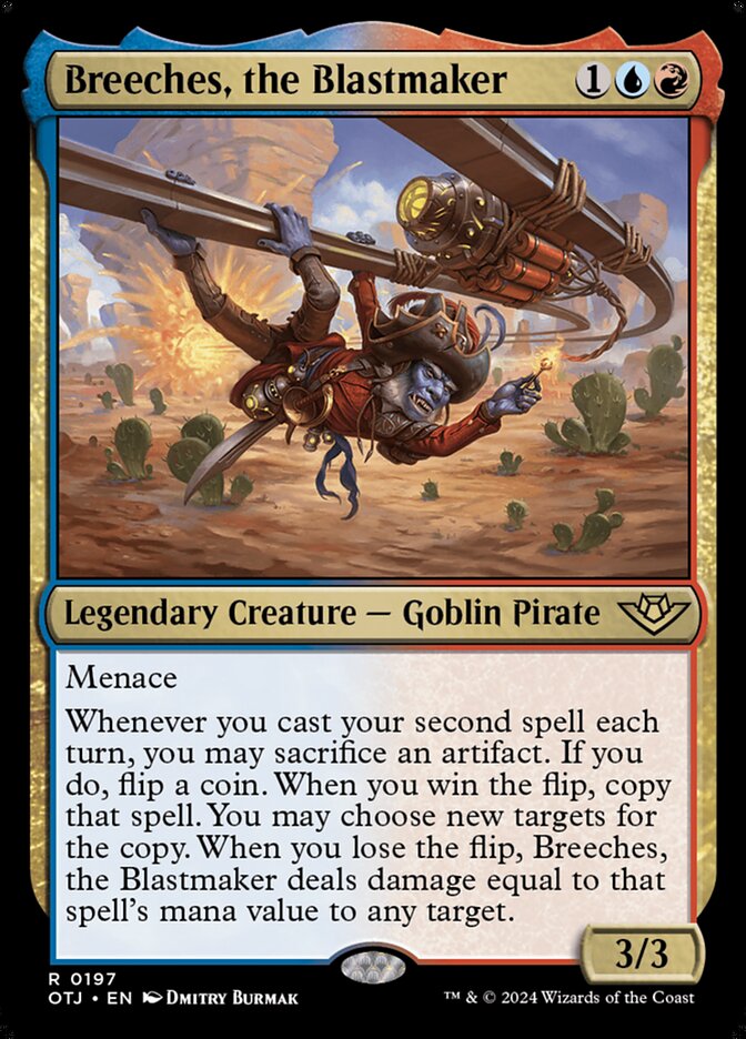 Breeches, the Blastmaker, Outlaws of thunder junction Card Art