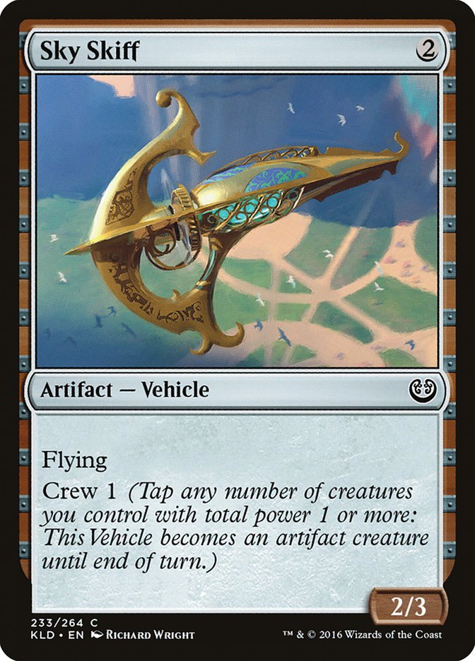 Sky Skiff, Kaladesh Card Art