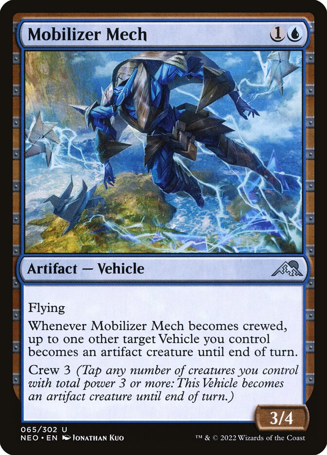 Mobilizer Mech, Kamigawa: neon dynasty Card Art