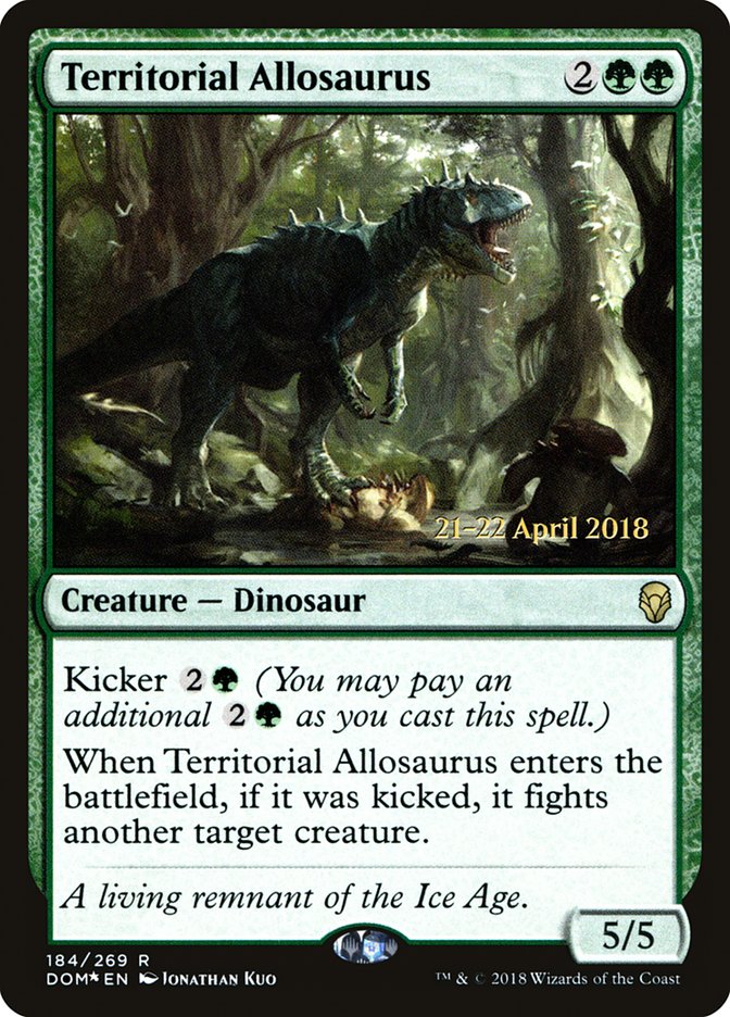 Territorial Allosaurus - Foil