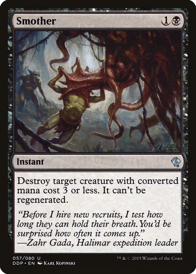 Smother, Duel Decks: Zendikar Vs. Eldrazi Card Art