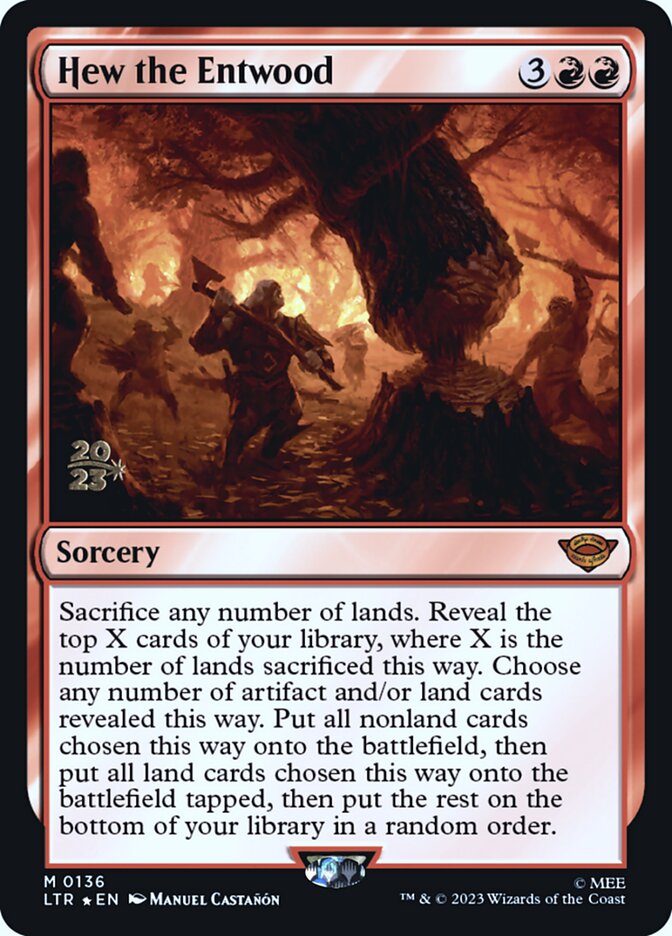 Hew the Entwood, Tales Of Middle-Earth Promos Card Art