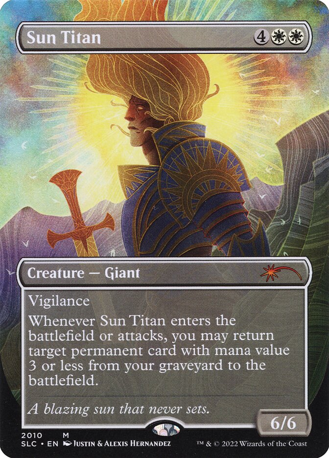 Sun Titan, Secret lair 30th anniversary countdown kit Card Art