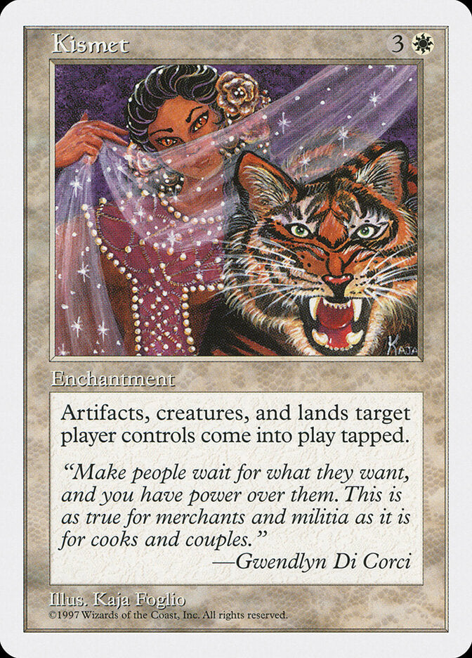 Kismet, Fifth Edition Card Art