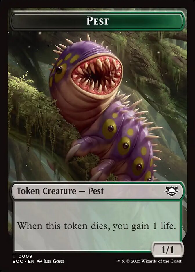 Pest, Edge Of Eternities Commander Tokens Card Art