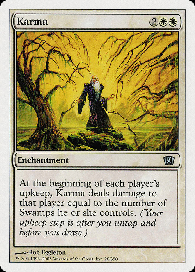 Karma, Eighth edition Card Art