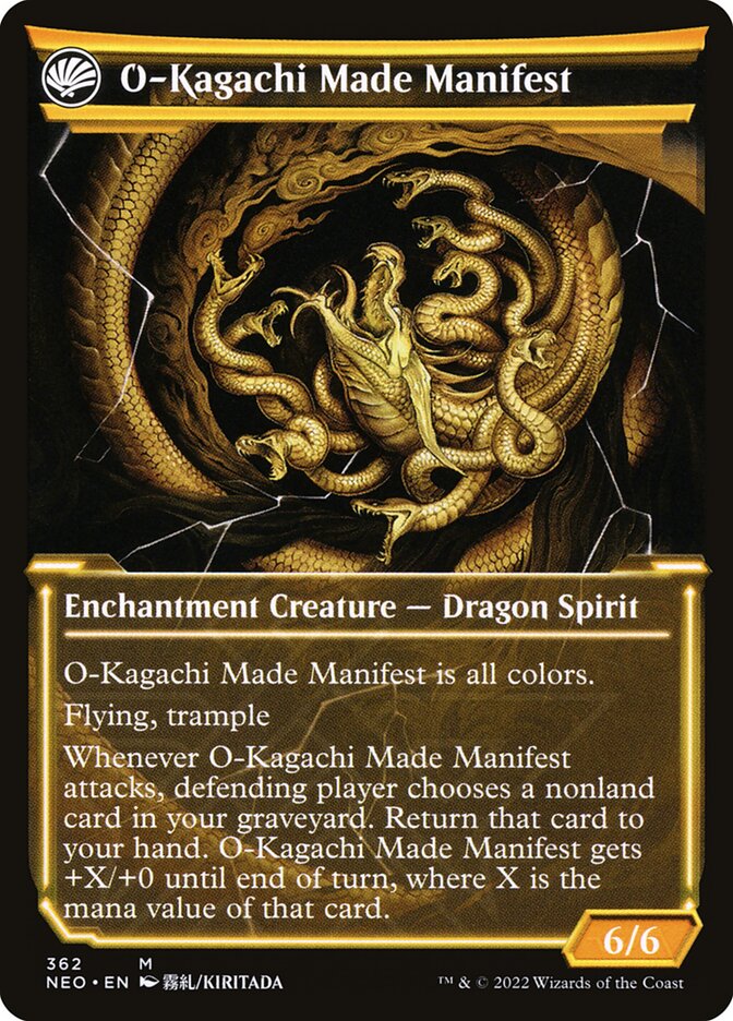 The Kami War // O-Kagachi Made Manifest, Kamigawa: Neon Dynasty Card Art