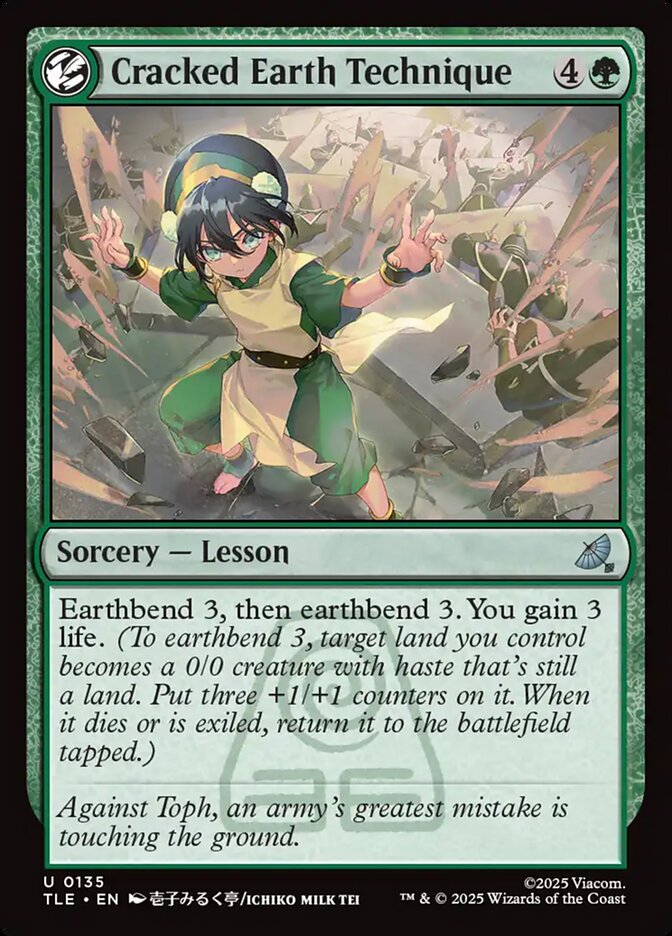Cracked Earth Technique, Avatar: The Last Airbender Eternal Card Art