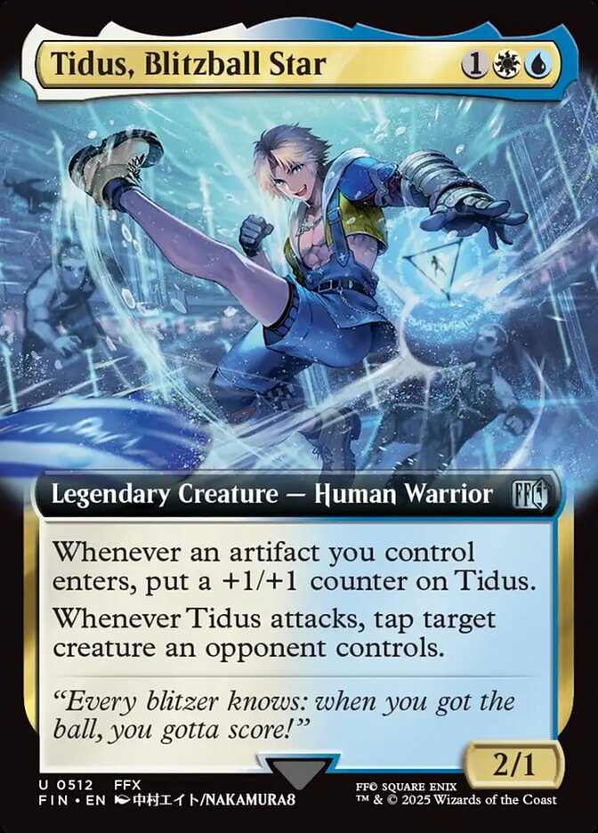 Tidus, Blitzball Star, Final Fantasy Card Art