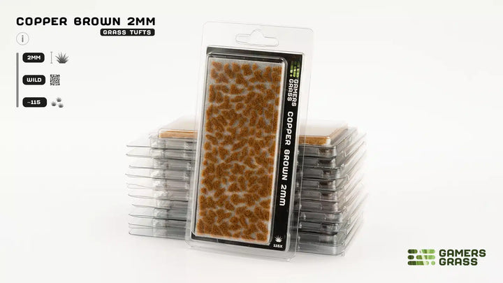 Gamers Grass - Grass Tufts - Copper Brown 2mm