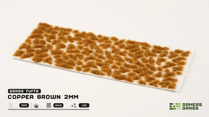Gamers Grass - Grass Tufts - Copper Brown 2mm
