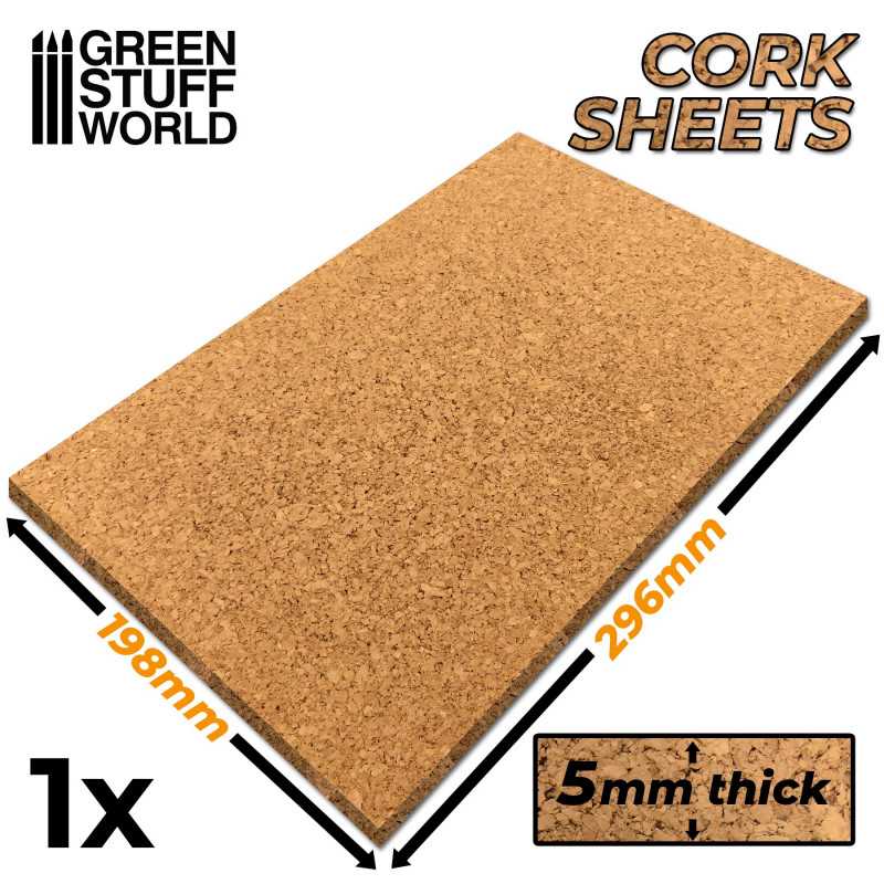 Green Stuff World - Cork Sheet 5mm