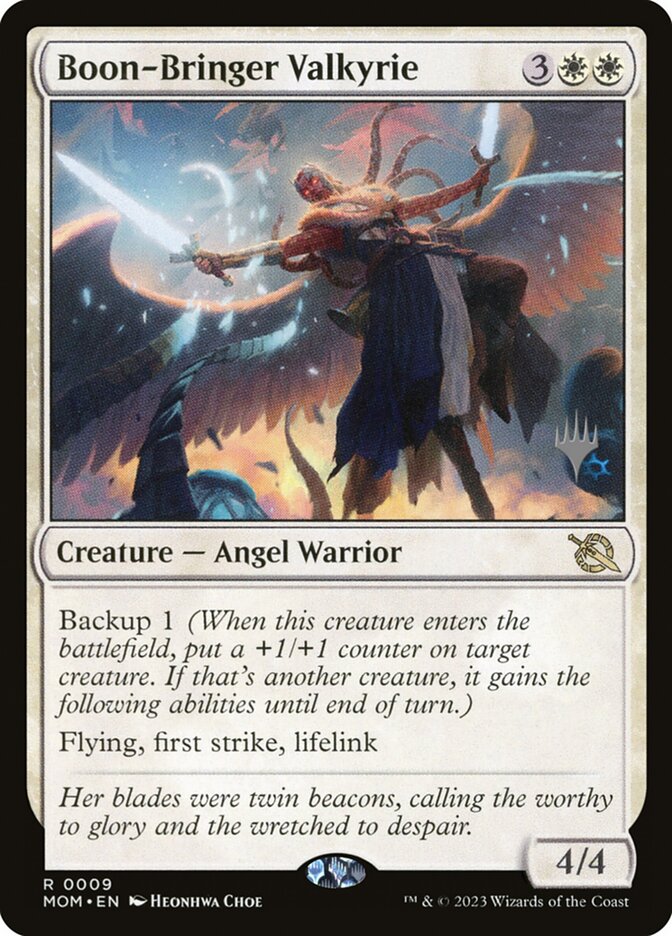 Boon-Bringer Valkyrie, March of the machine promos Card Art