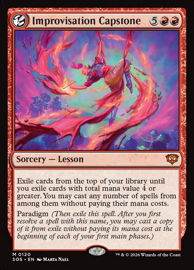 Improvisation Capstone, Secrets Of Strixhaven Card Art