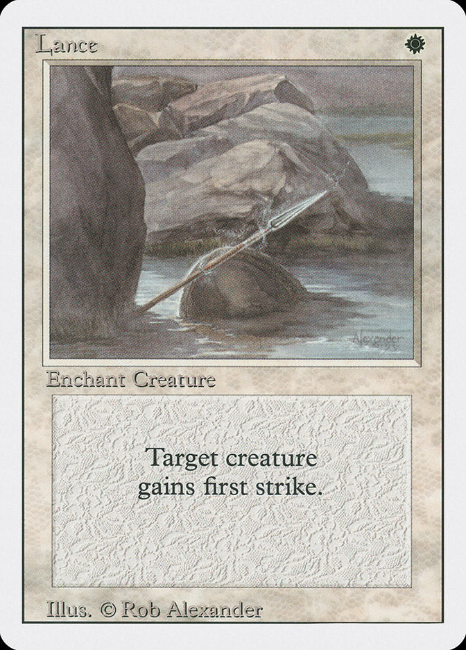 Lance, Revised edition Card Art