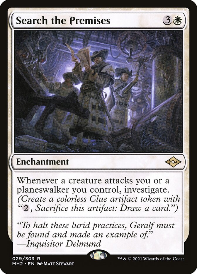 Search the Premises, Modern horizons 2 Card Art