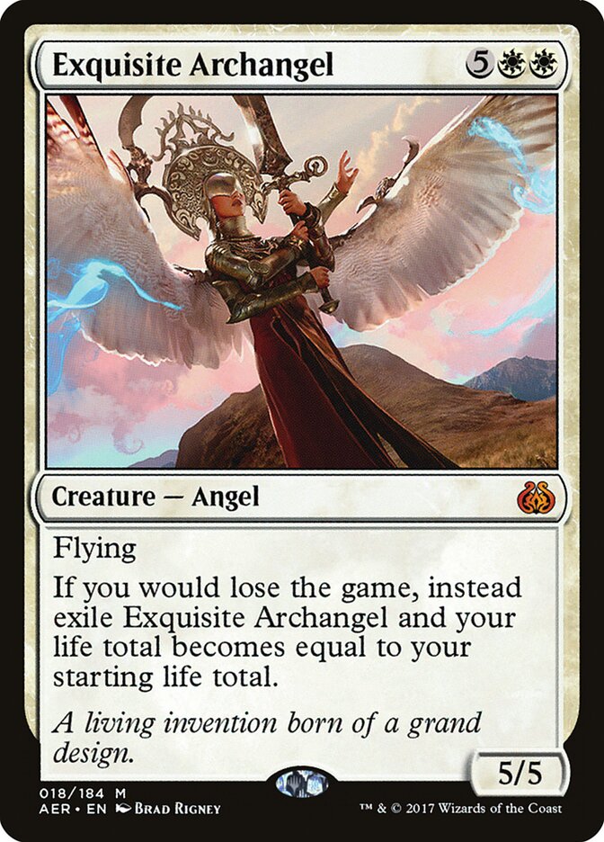 Exquisite Archangel, Aether Revolt Card Art