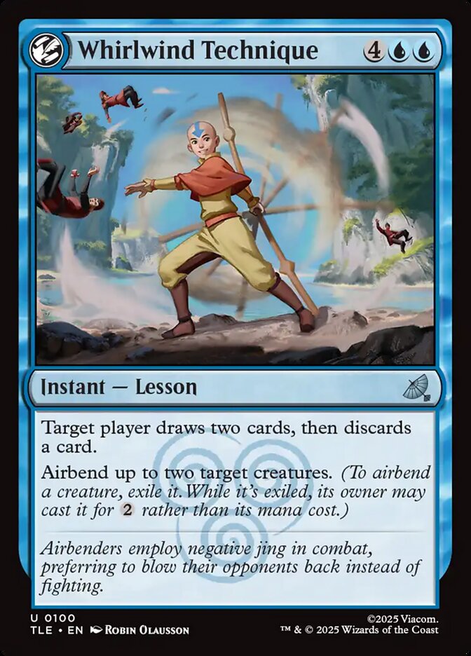 Whirlwind Technique, Avatar: The Last Airbender Eternal Card Art