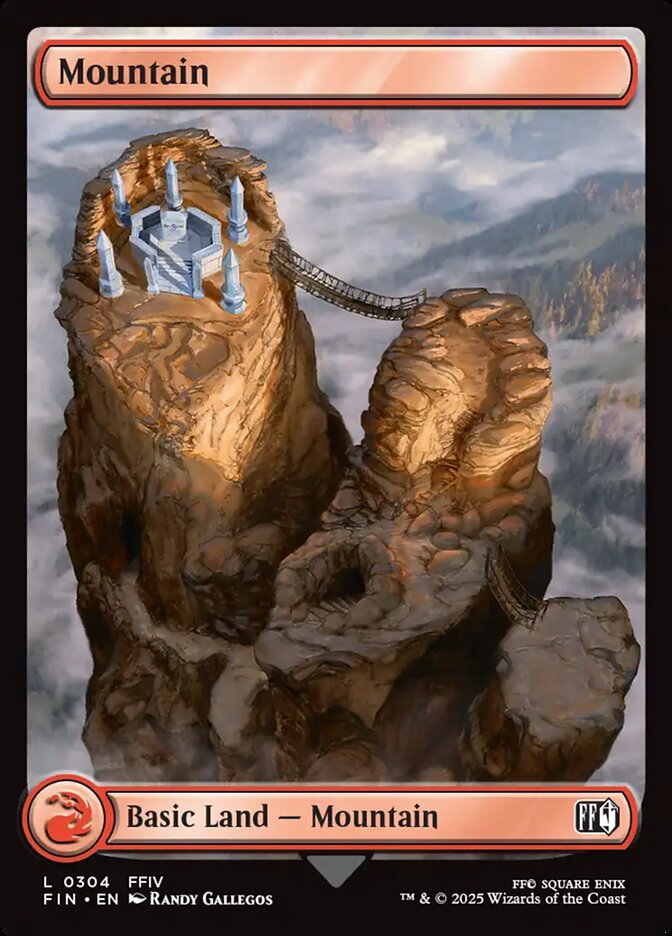 Mountain, Final fantasy Card Art