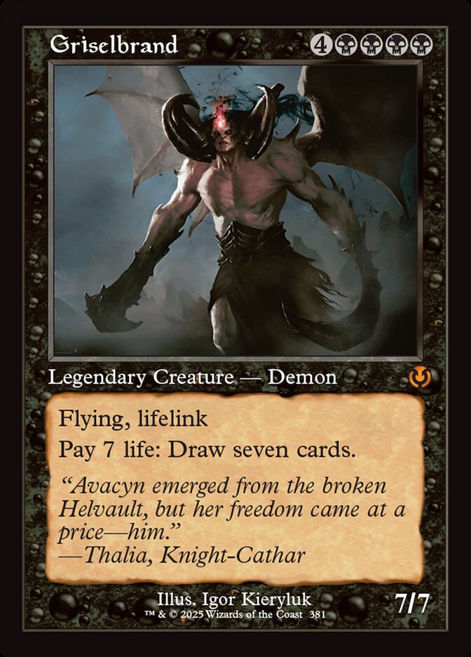 Griselbrand, Innistrad remastered Card Art