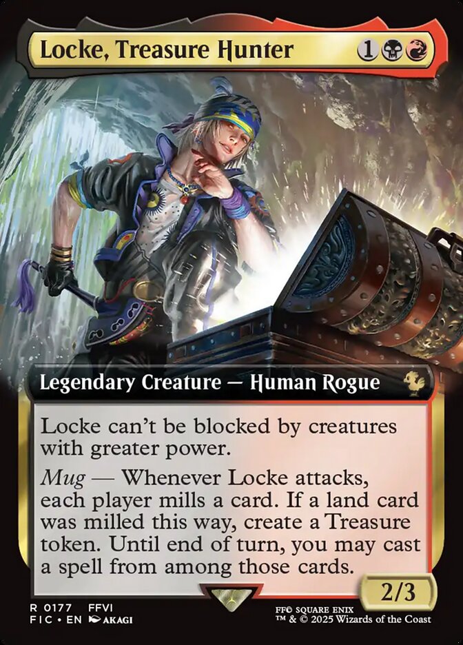 Locke, Treasure Hunter, Final Fantasy Commander Card Art