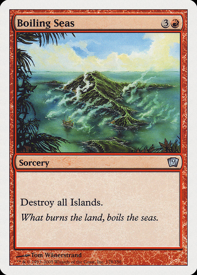 Boiling Seas, Ninth Edition Card Art
