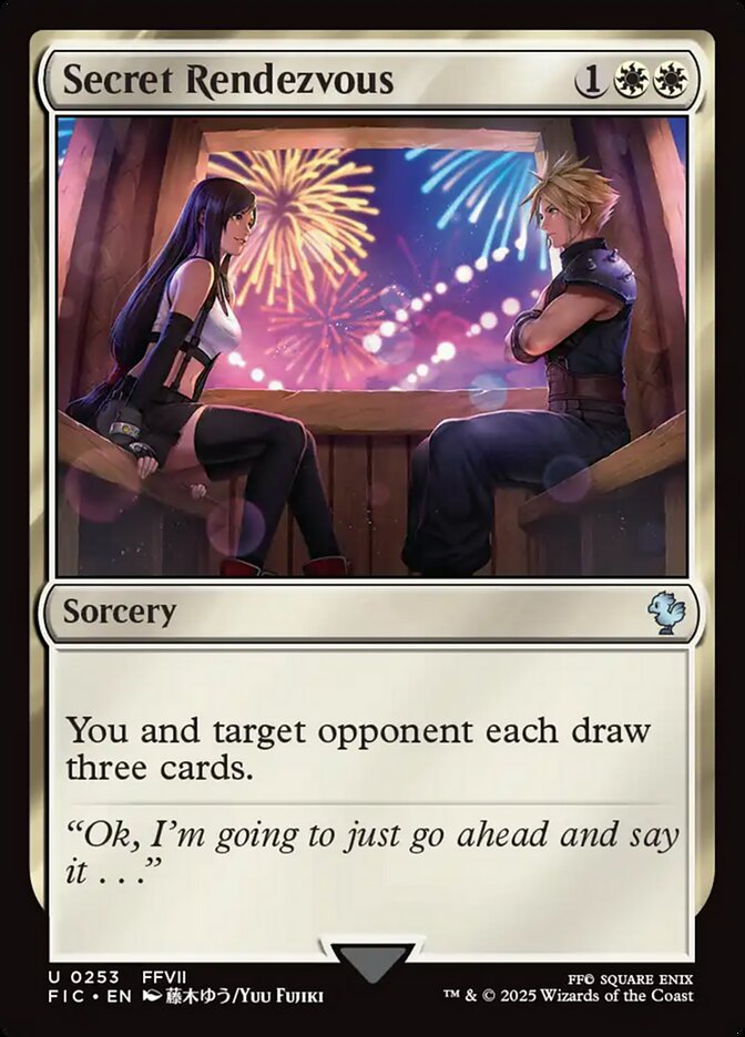 Secret Rendezvous, Final fantasy commander Card Art