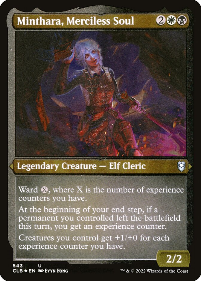 Minthara, Merciless Soul, Commander legends: battle for baldur's gate Card Art