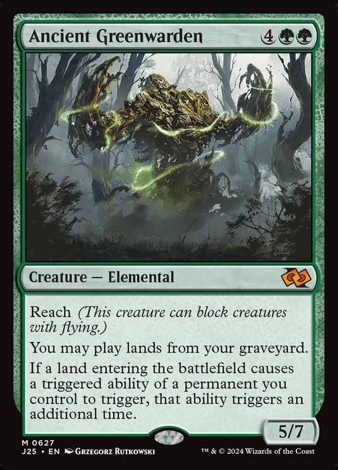 Ancient Greenwarden, Foundations Jumpstart Card Art