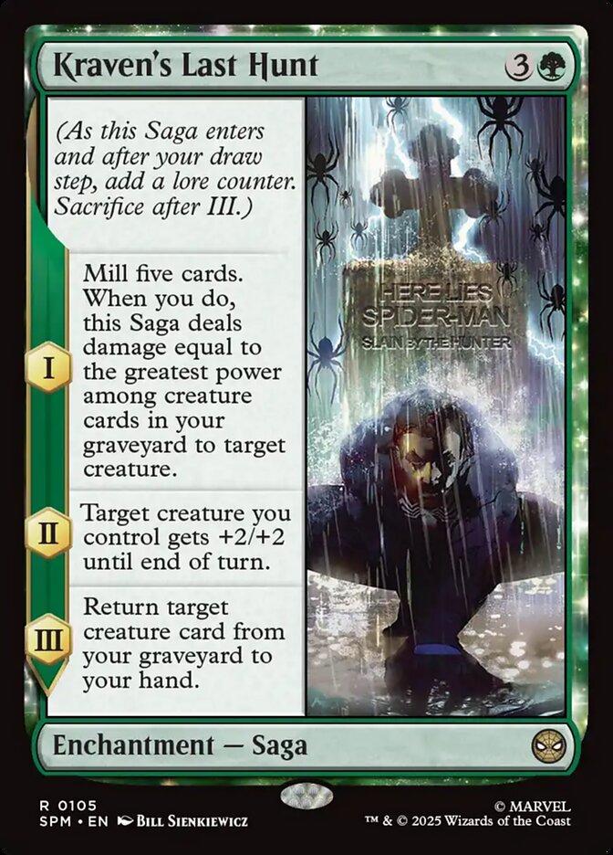 Kraven's Last Hunt, Marvel'S Spider-Man Card Art