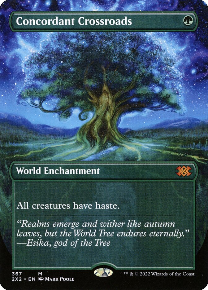 Concordant Crossroads, Double Masters 2022 Card Art