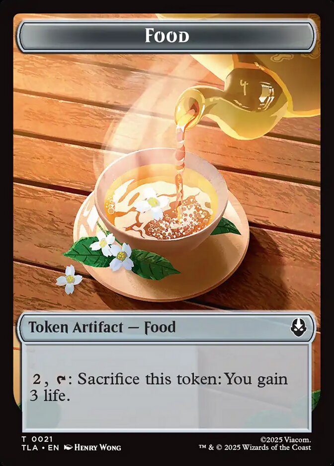 Food, Avatar: The Last Airbender Tokens Card Art
