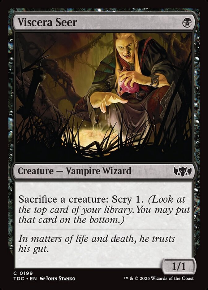 Viscera Seer, Tarkir: Dragonstorm Commander Card Art