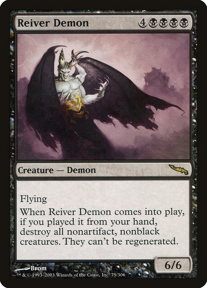 Reiver Demon, Mirrodin Card Art
