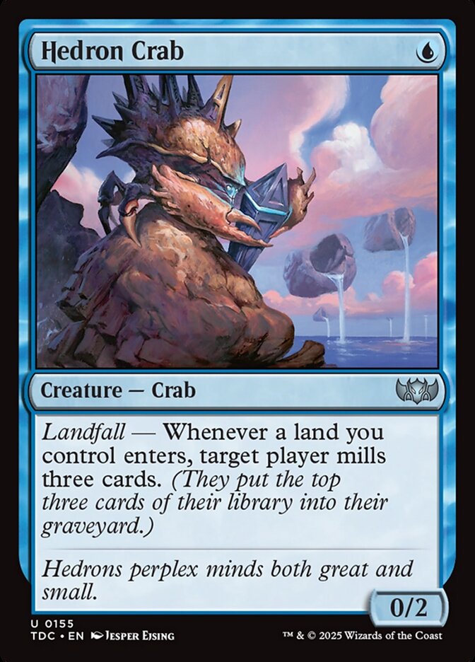 Hedron Crab, Tarkir: Dragonstorm Commander Card Art