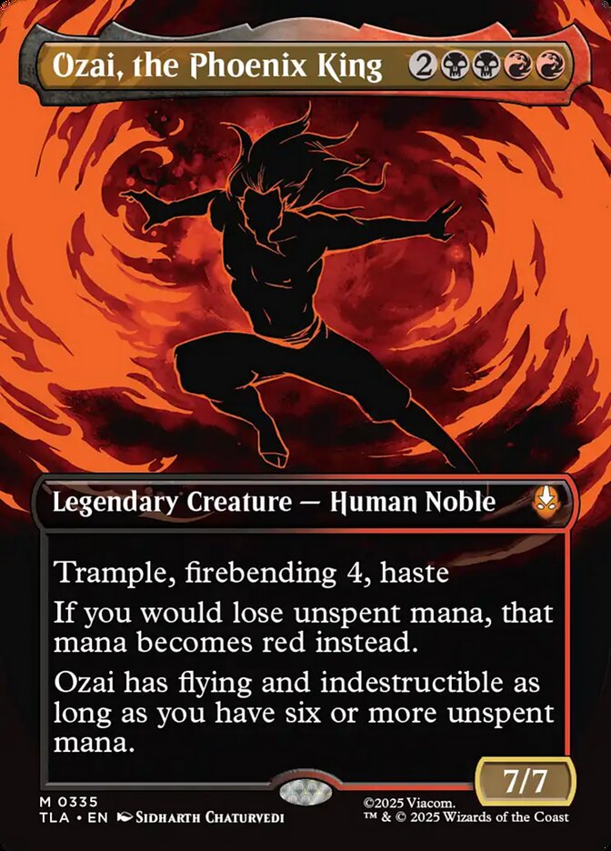 Ozai, the Phoenix King, Avatar: The Last Airbender Card Art