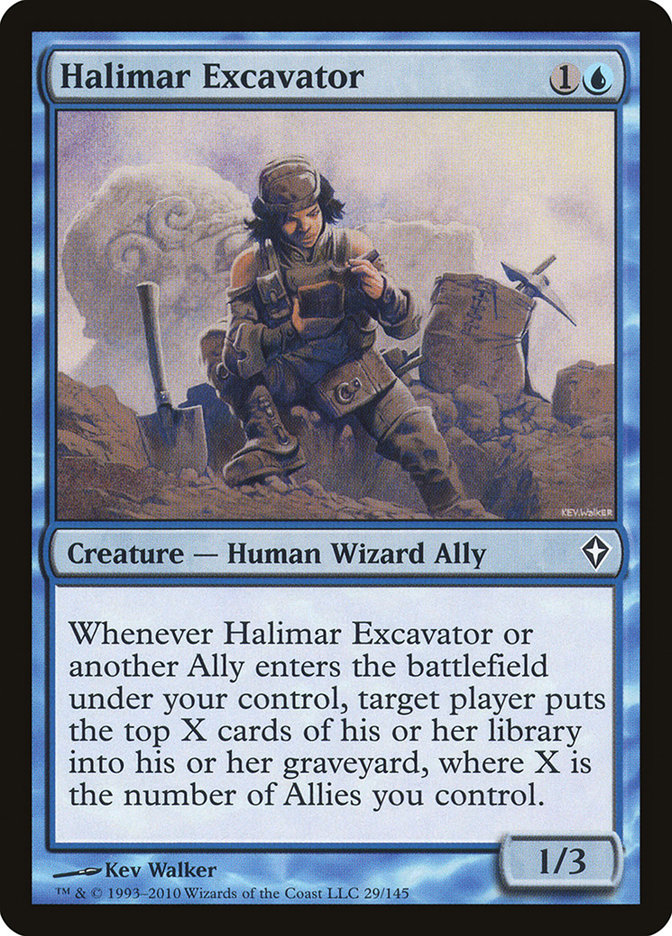 Halimar Excavator, Worldwake Card Art