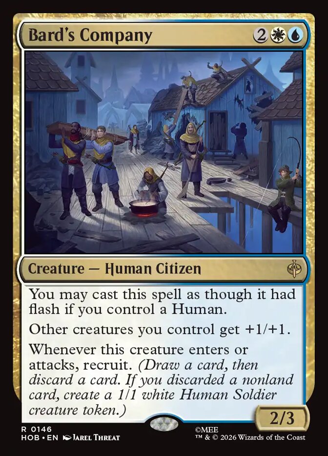 Bard's Company, The Hobbit Card Art