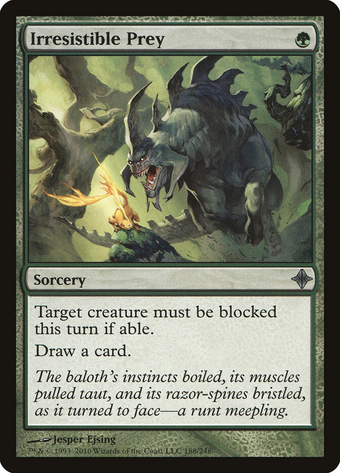 Irresistible Prey, Rise Of The Eldrazi Card Art