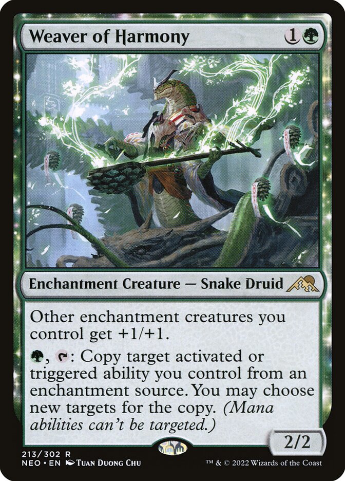 Weaver of Harmony, Kamigawa: neon dynasty Card Art