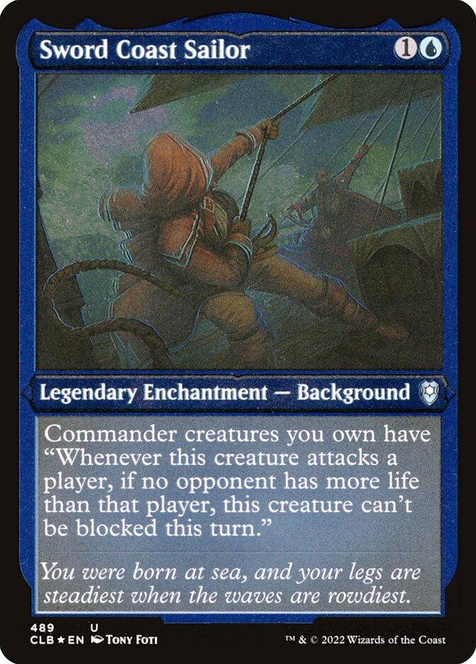 Sword Coast Sailor, Commander legends: battle for baldur's gate Card Art