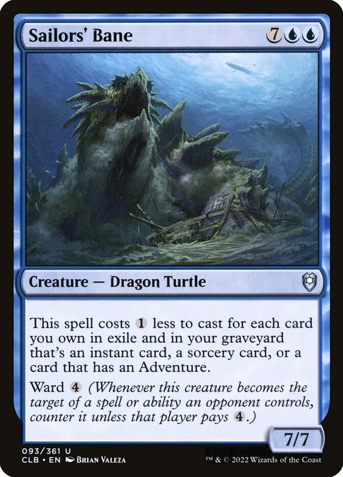 Sailors' Bane, Commander Legends: Battle For Baldur'S Gate Card Art