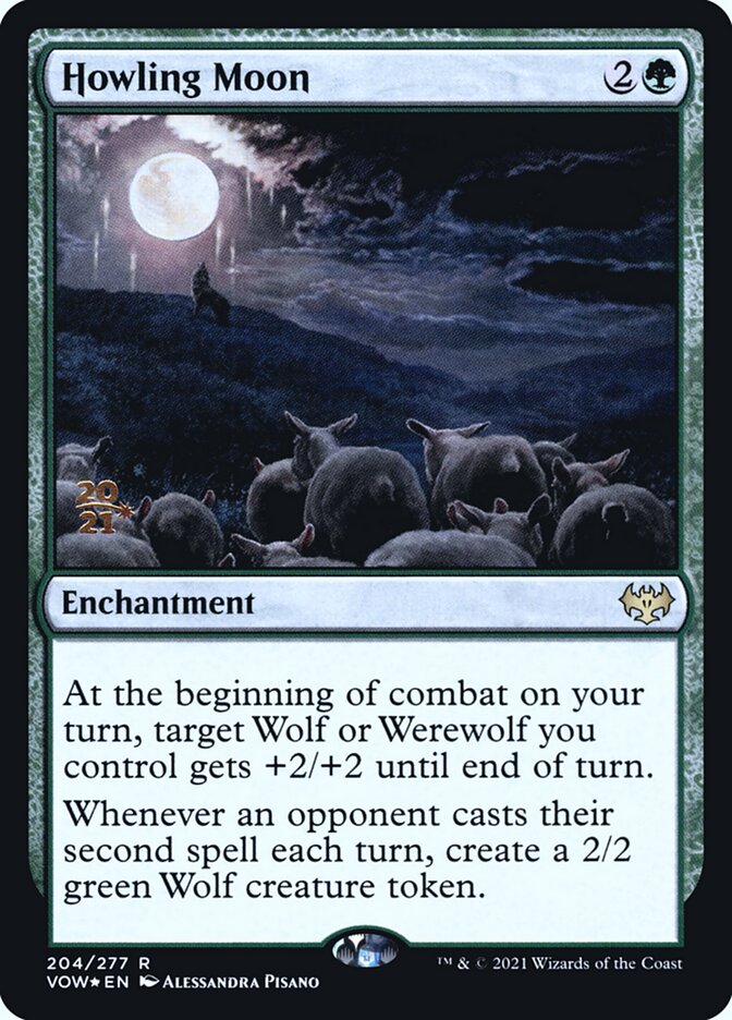 Howling Moon, Innistrad: crimson vow promos Card Art
