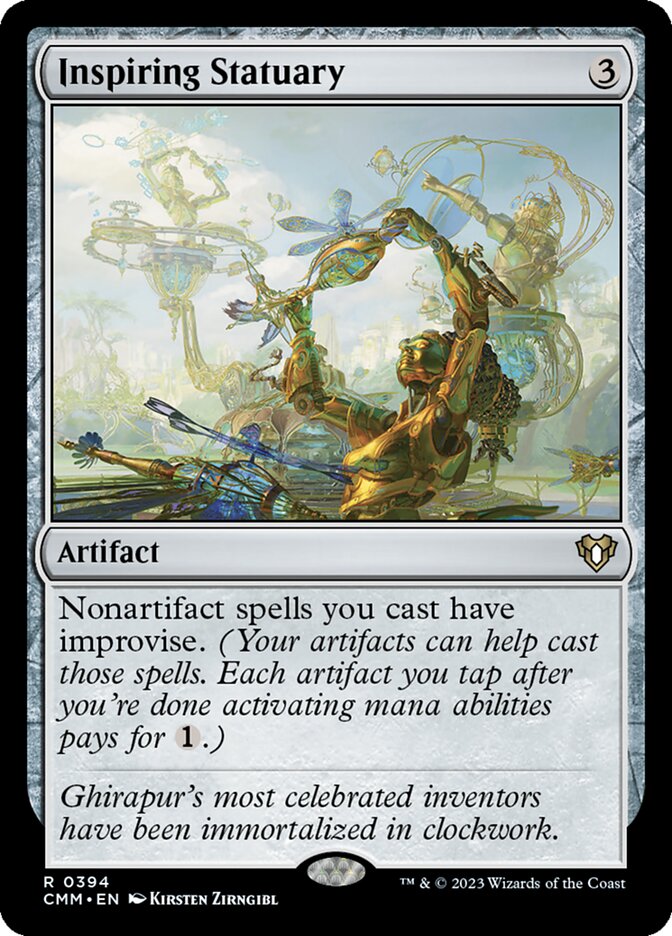 Inspiring Statuary, Commander Masters Card Art