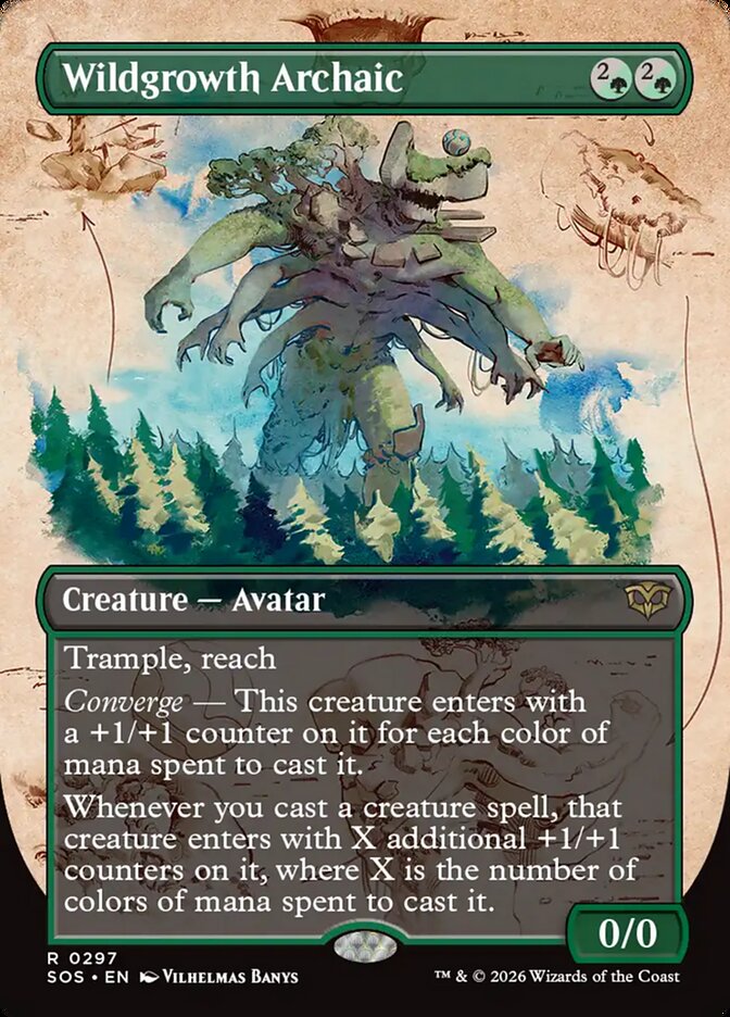 Wildgrowth Archaic, Secrets Of Strixhaven Card Art