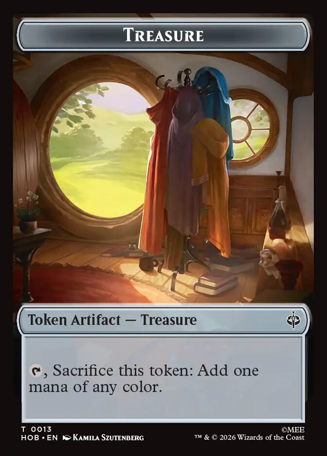 Treasure, The Hobbit Tokens Card Art