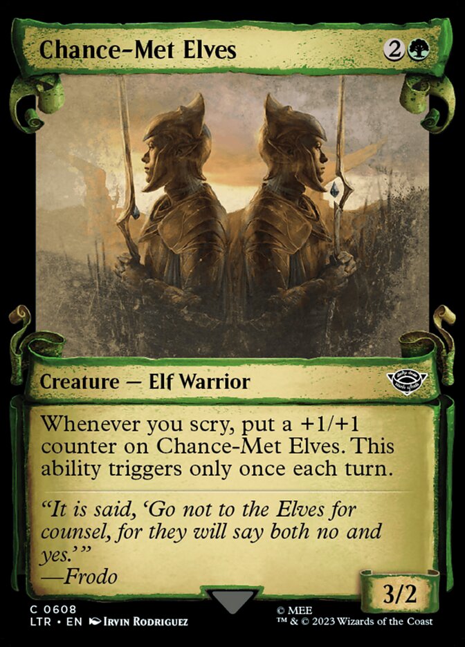 Chance-Met Elves, The lord of the rings: tales of middle-earth Card Art